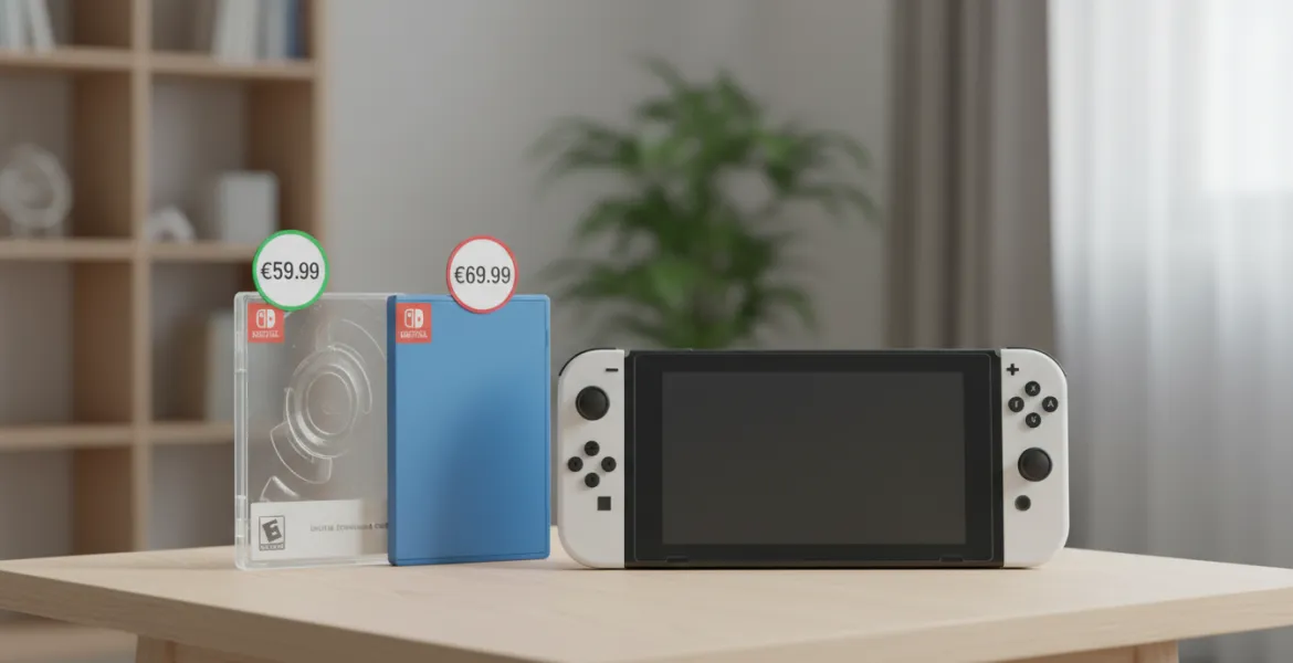 Nintendo Switch 2: Prezzi differenziati per giochi digitali e fisici