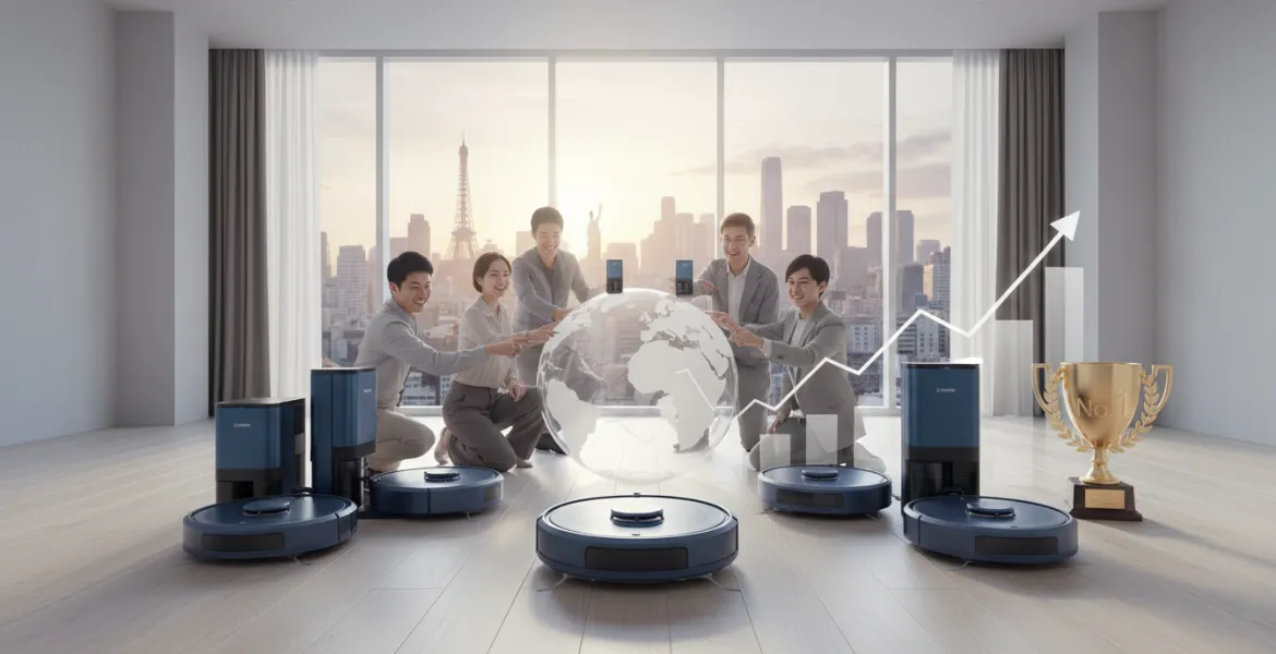 Dreame conquista il mercato globale: leader nella vendita di robot aspirapolvere premium