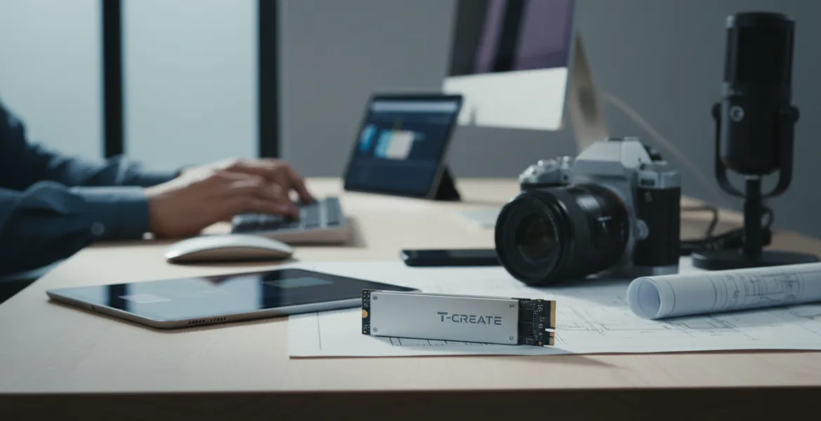TeamGroup lancia SSD NVMe T-Create Classic H514: velocità e affidabilità per i creatori di contenuti