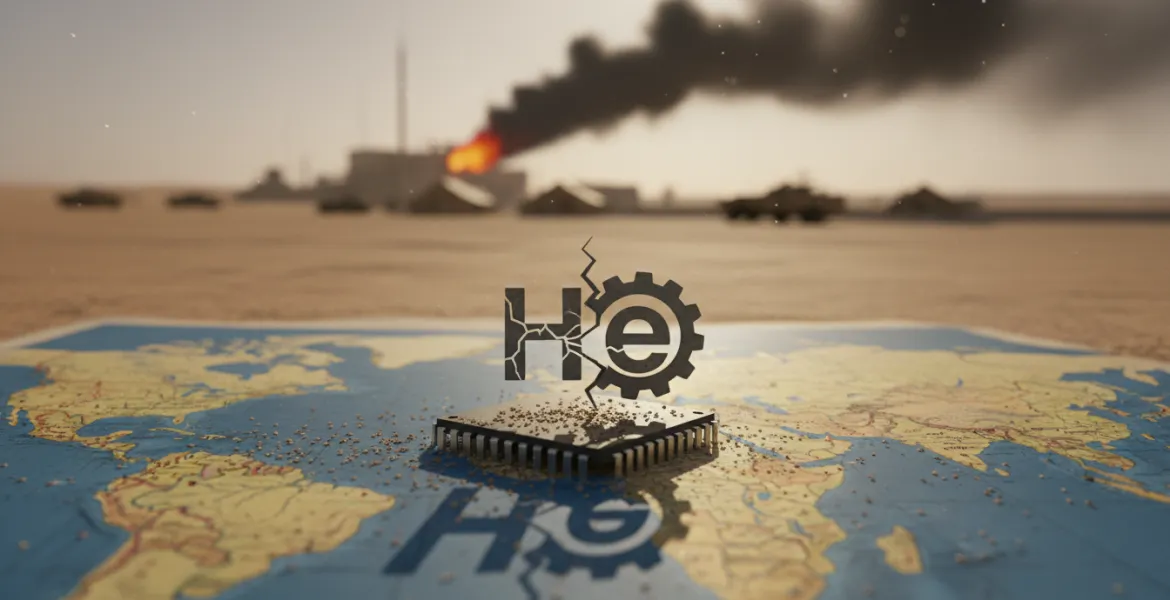 Crisi dell'elio: Conflitto in medio oriente minaccia laproduzione di microchip