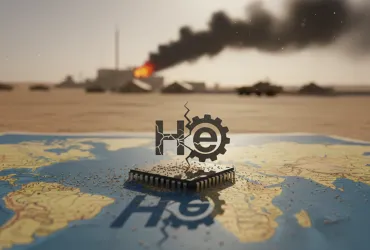 Crisi dell'elio: Conflitto in medio oriente minaccia laproduzione di microchip