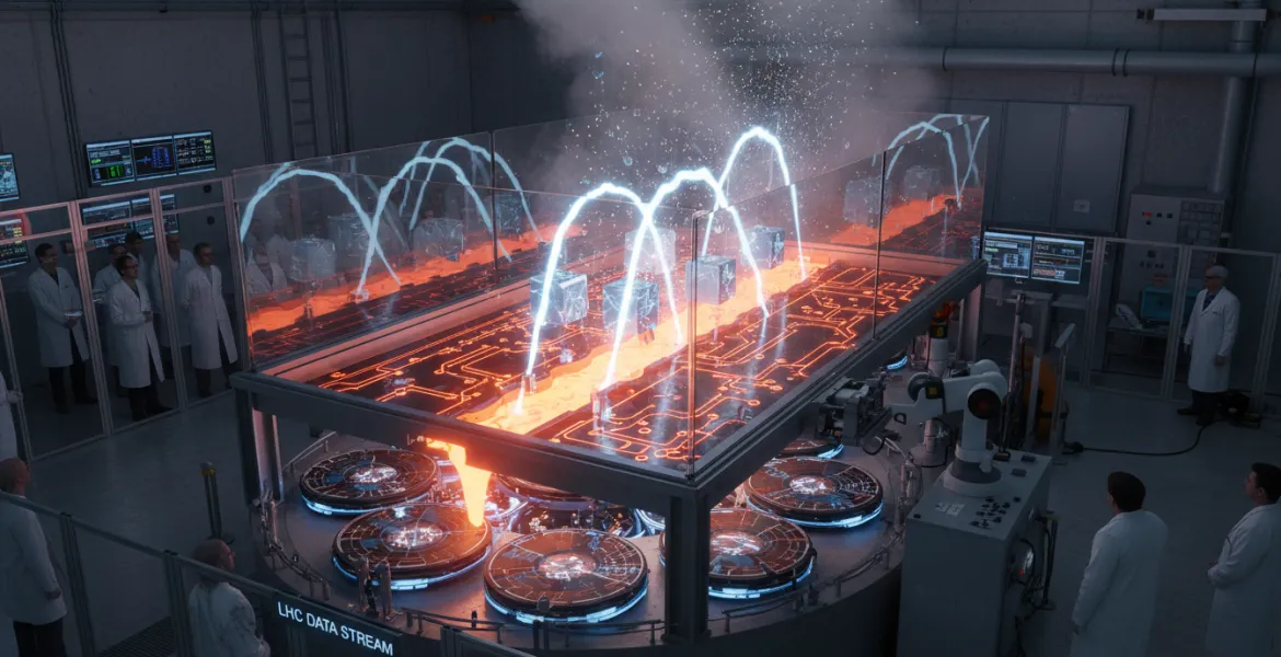 Il CERN Brucia l'IA nel silicio per omare i dati dell'LHC