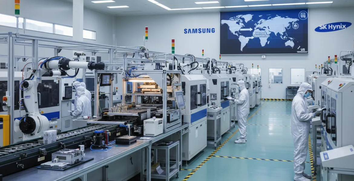 Samsung e SK Hynix accelerano la produzione di memorie in Cina: Sfida alla tecnologia US