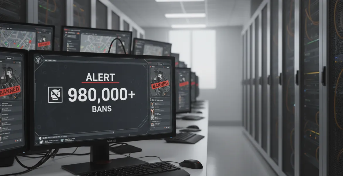 Counter-Strike 2: Valve sferra un colpo ai bot con quasi un milione di ban