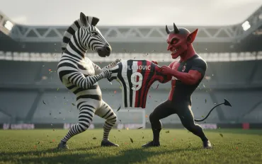 Milan all'assalto di Vlahovic: sfida alla Juventus per l'attaccante serbo