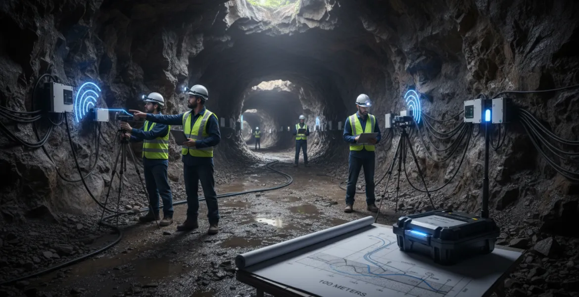 Rivoluzione nelle comunicazioni sotterranee: segnali wireless fino a 100 metri di profondità