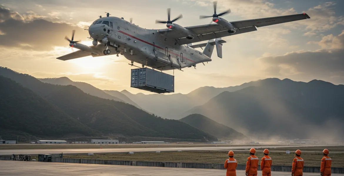 Il Gigante del Cielo: Cina collauda il drone cargo più pesante del mondo