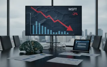 Microsoft: Crollo azionario e sfide nell'Intelligenza Artificiale