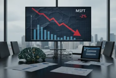Microsoft: Crollo azionario e sfide nell'Intelligenza Artificiale