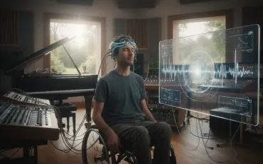 La mente diventa musica: un paralizzato crea suoni con il pensiero