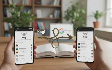 Kagi sfida Google: un catalogo di siti web 'umani' sbarca su iOS e Android