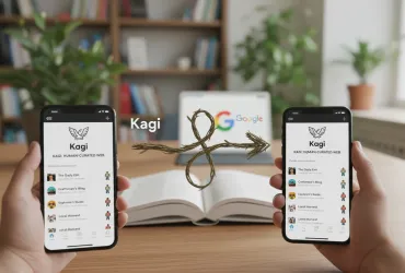 Kagi sfida Google: un catalogo di siti web 'umani' sbarca su iOS e Android