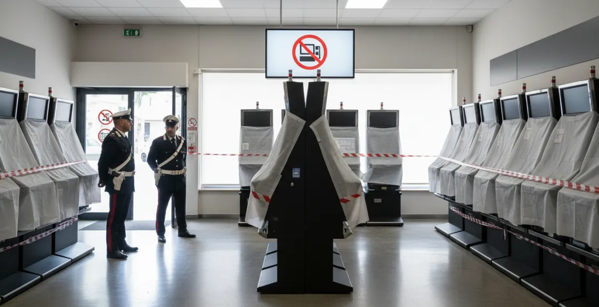 Arezzo, il Questore ordina il silenzio delle slot: sospensione di 15 giorni per una sala scommesse
