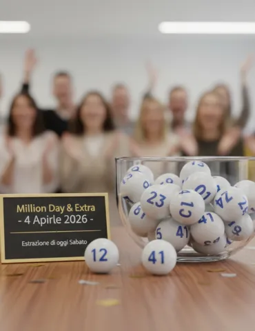 Million Day infiamma il sabato: numeri fortunati e vincite da sogno il 4 aprile 2026