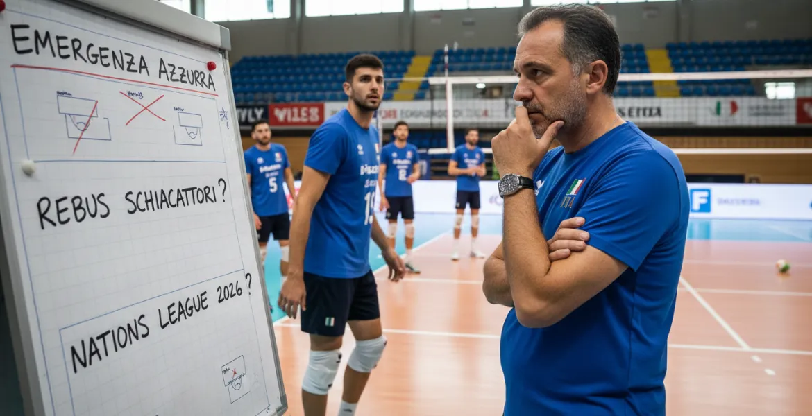 Volley Italia in Ansia: Infortuni Michieletto e Lavia Minacciano la Nations League