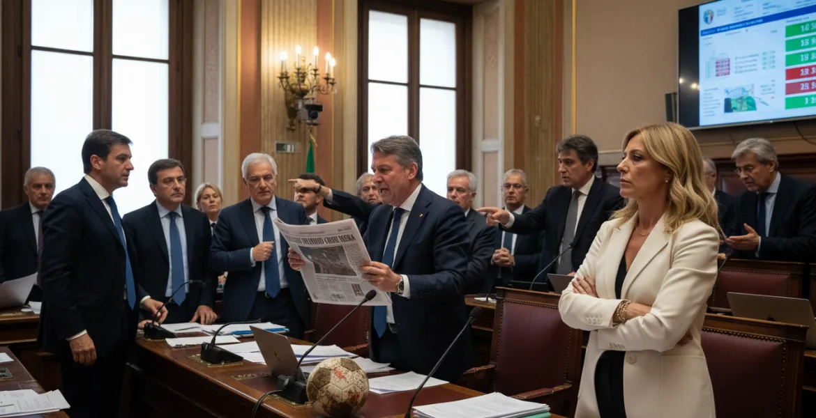 Scontro Totale tra Renzi e Lotito: Il Fallimento del Calcio Italiano al Centro della Polemica Politica