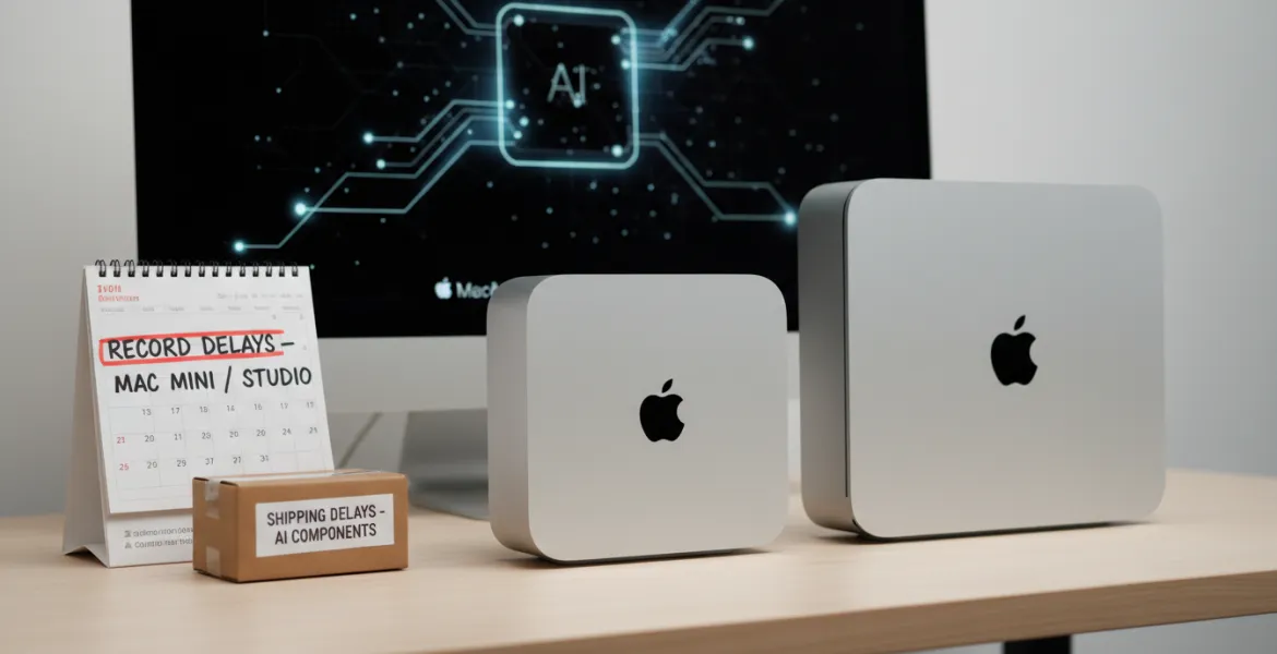 Apple: Tempi di attesa record per Mac Mini e Mac Studio, colpa dell'IA
