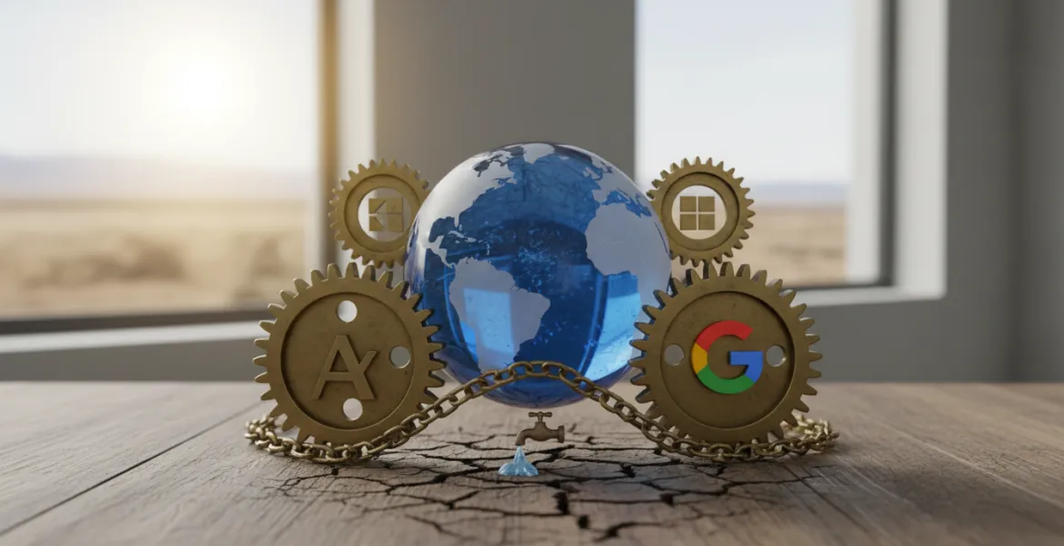 Allarme consumo idrico: investitori pressano Amazon, Microsoft e Google