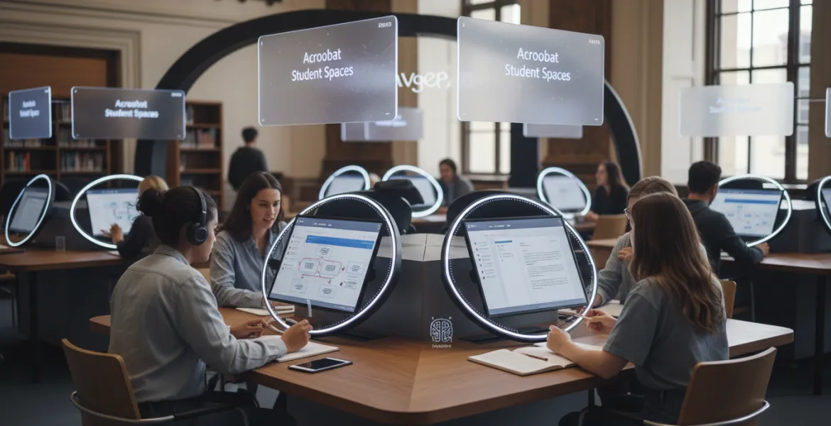 Adobe sfida Google: Acrobat Student Spaces rivoluziona l'apprendimento con l'AI