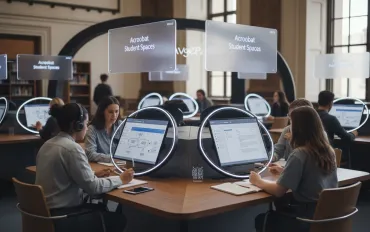 Adobe sfida Google: Acrobat Student Spaces rivoluziona l'apprendimento con l'AI