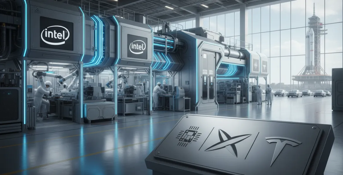 Intel si unisce a SpaceX e Tesla per la produzione di chip AI TeraFab