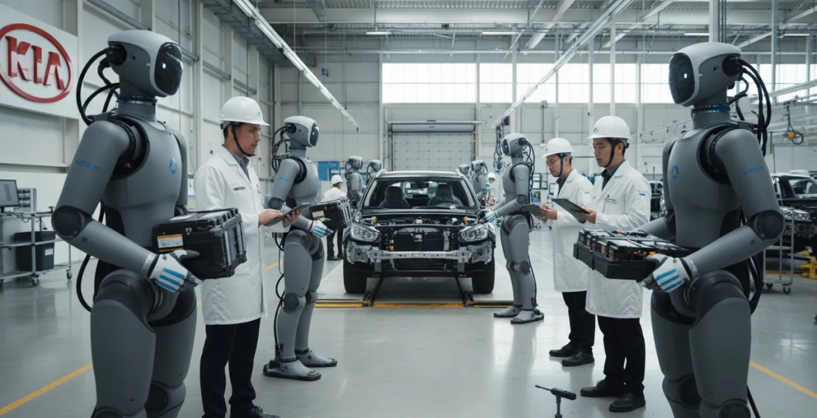 Kia rivoluziona la produzione auto con robot Atlas di Boston Dynamics