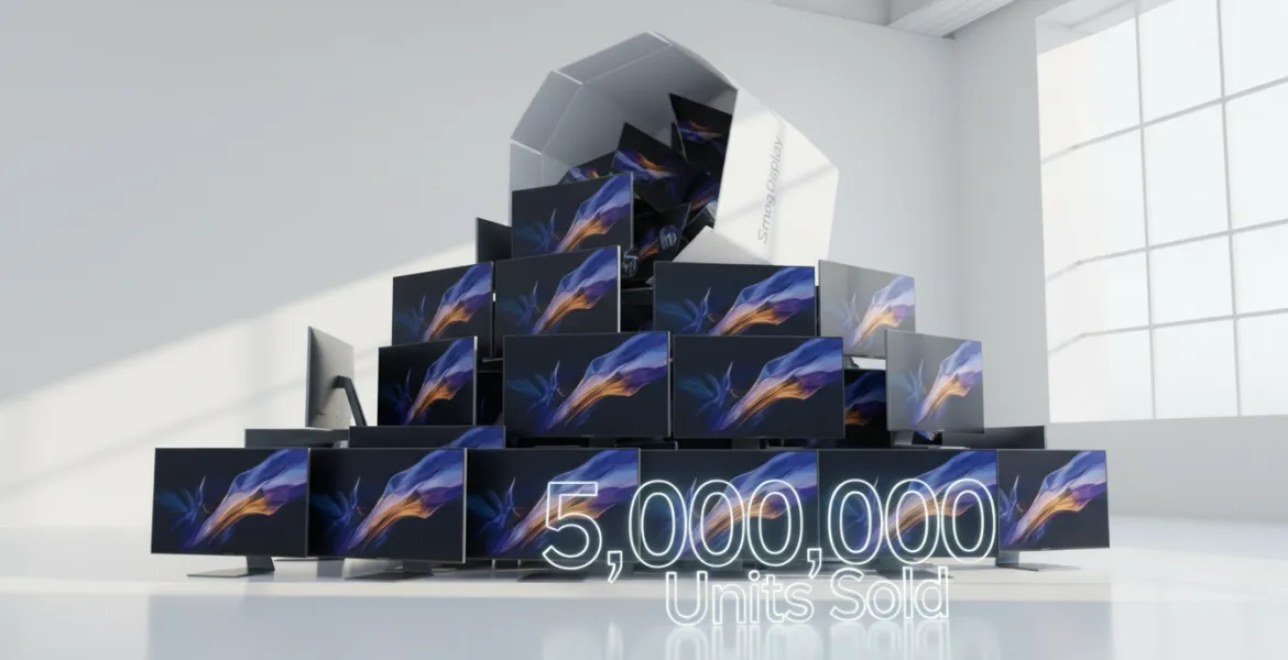 Samsung Display: boom di monitor QD-OLED, superati i 5 milioni di unità