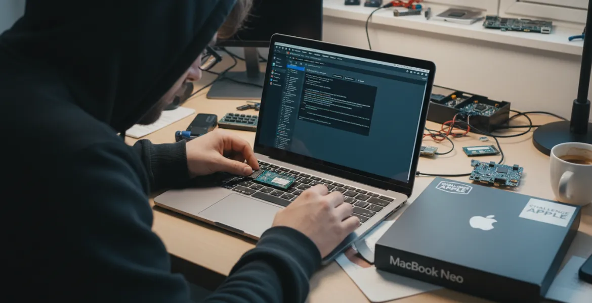 MacBook Neo: Hacker aumenta la memoria SSD a 1TB, sfida Apple