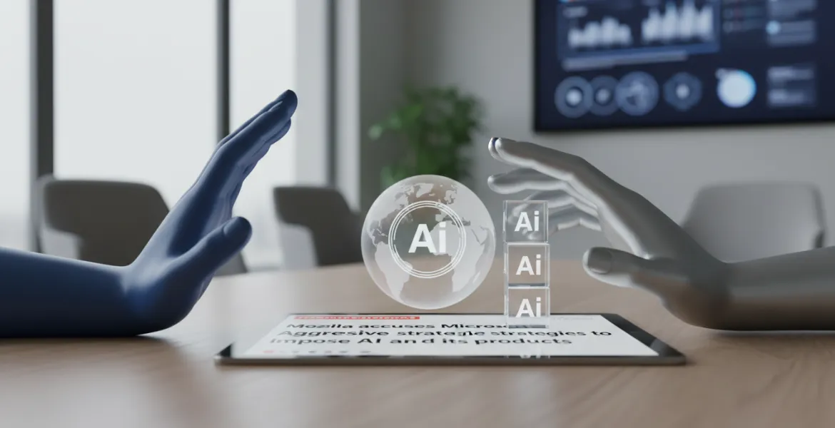 Mozilla accusa Microsoft: Strategie aggressive per imporre l'IA e i suoi prodotti