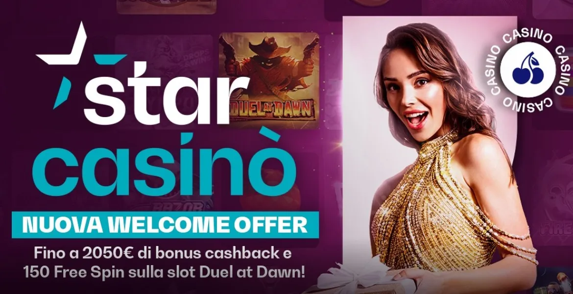 Giochi online, StarCasinò rinnova la sua Welcome Offer