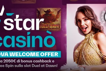 Giochi online, StarCasinò rinnova la sua Welcome Offer