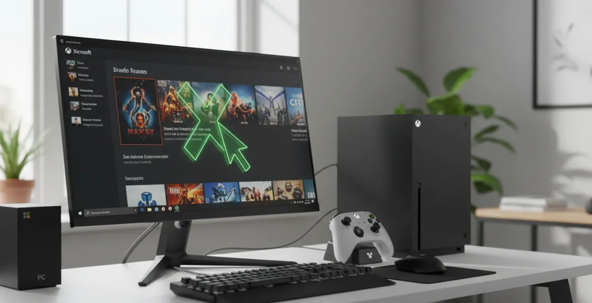 Xbox su PC: Microsoft rivoluziona il controllo con il cursore virtuale