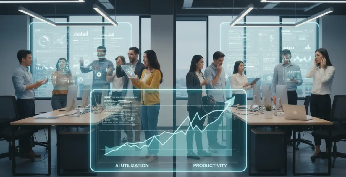 L'IA rimodella il lavoro: Boom di utilizzo ma produttività incerta