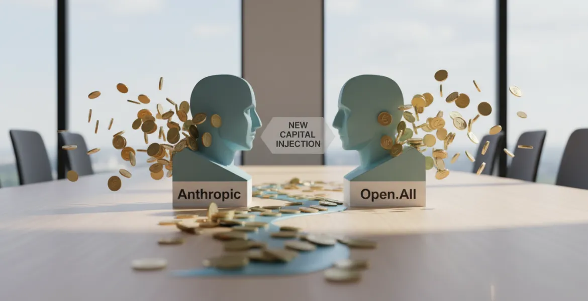 Anthropic sfida OpenAI: nuova iniezione di capitali riduce il divario