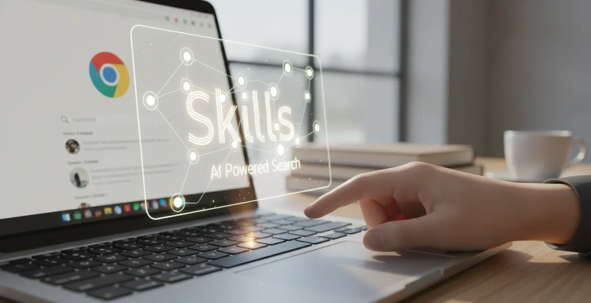 Chrome rivoluziona la ricerca con 'Skills': l'IA a portata di Slash