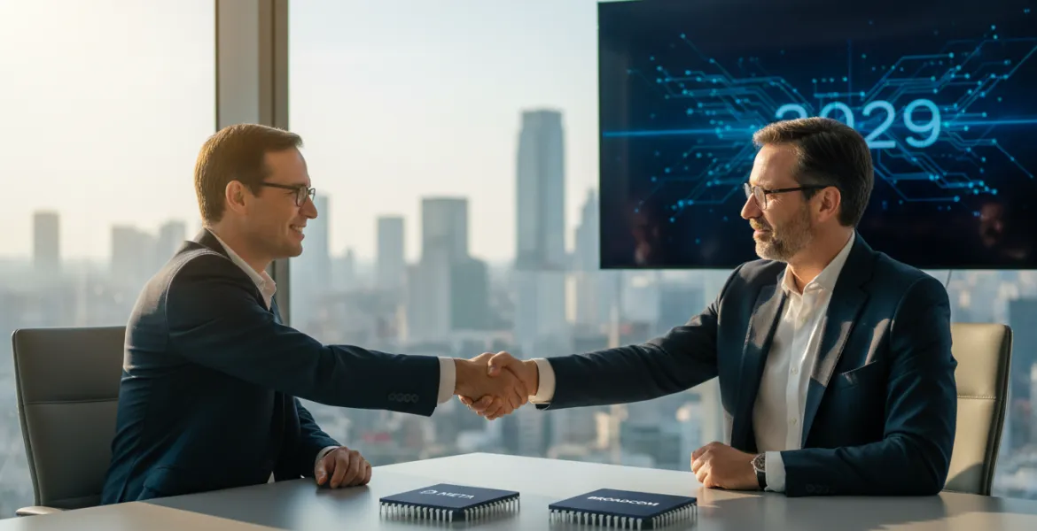 Meta e Broadcom: Partenariato potenziato per chip AI personalizzati fino al 2029