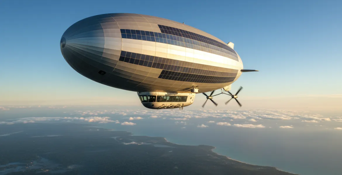 Dirigibile solare da record: dagli USA al Brasile per rivoluzionare le comunicazioni