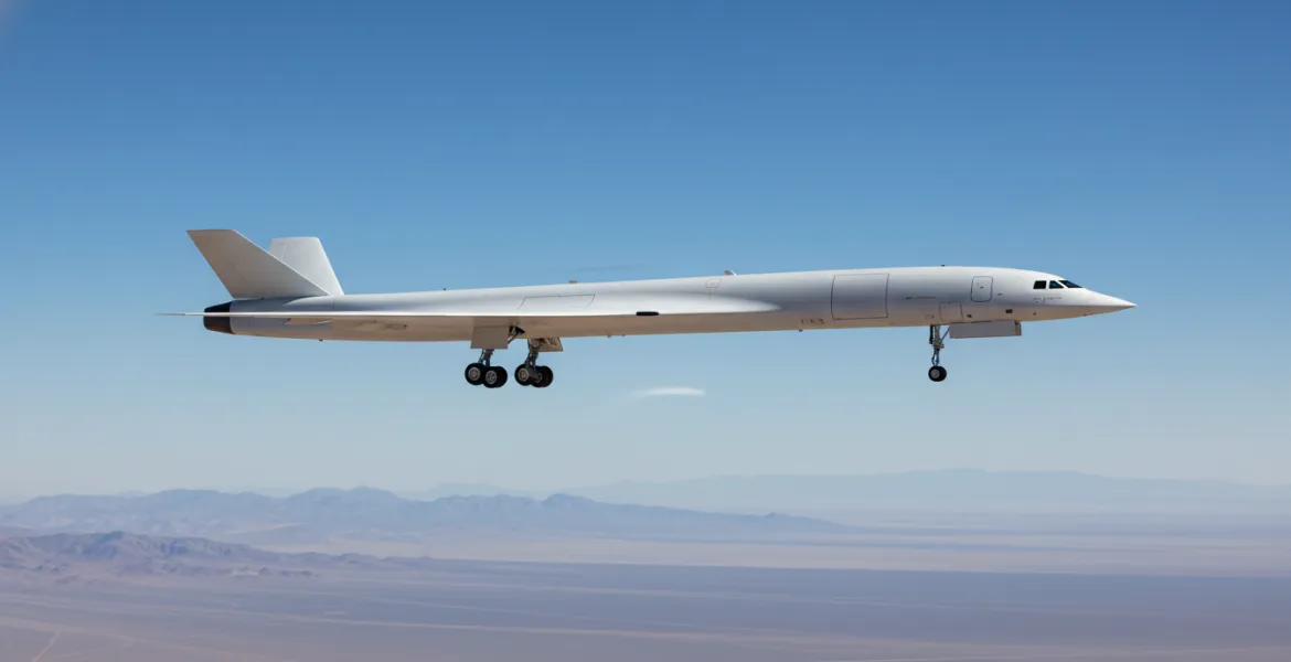 NASA X-59: Volo storico con carrello retratto per il supersonico silenzioso