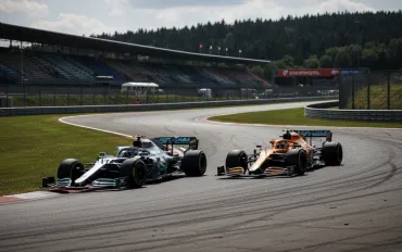 Test Pirelli a Nürburgring: Mercedes e McLaren in pista per le nuove gomme 2025