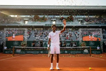 Roland Garros celebra l'addio di Monfils con una serata di tennis, musica e spettacolo