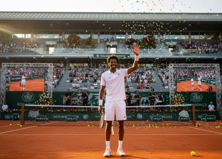Roland Garros celebra l'addio di Monfils con una serata di tennis, musica e spettacolo