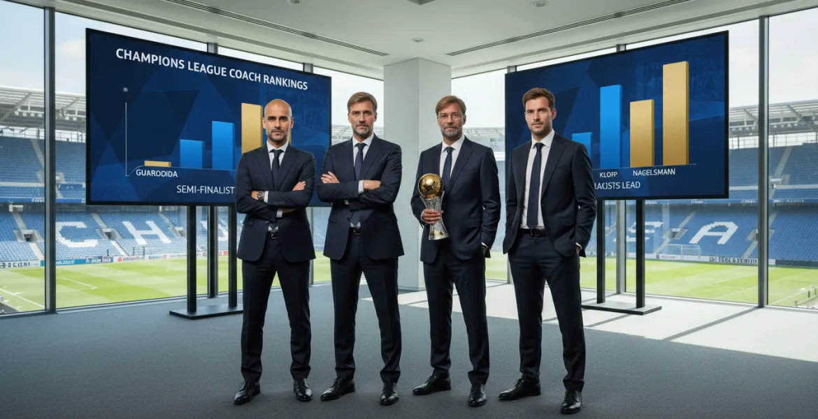 Champions League: I semifinalisti dominano la classifica degli allenatori