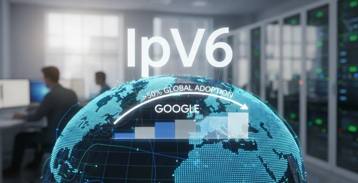 IPv6 conquista il web: Google supera il 50% di adozione globale
