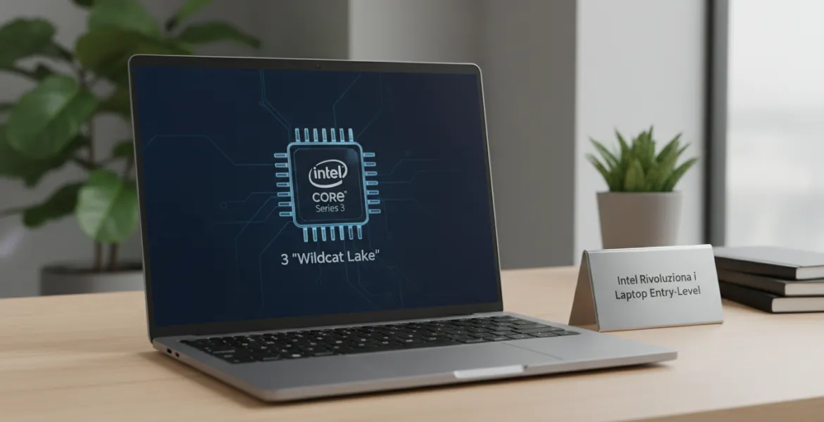 Intel rivoluziona i Laptop Entry-Level con i processori Core Serie 3 'Wildcat Lake'