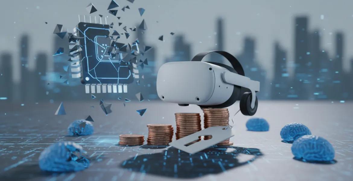 Meta alza i prezzi dei visori Quest: crisi di memoria nel metaverso