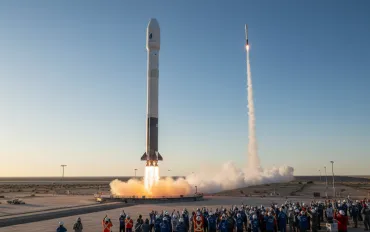 Blue Origin raggiunge un traguardo: Test riuscito per il razzo riutilizzabile New Glenn