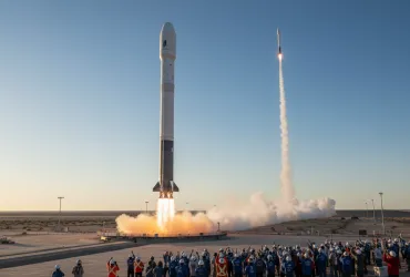 Blue Origin raggiunge un traguardo: Test riuscito per il razzo riutilizzabile New Glenn