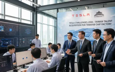 Tesla sfida l'Asia: Caccia ai talenti di Taiwan per la fabbrica di chip Terafab