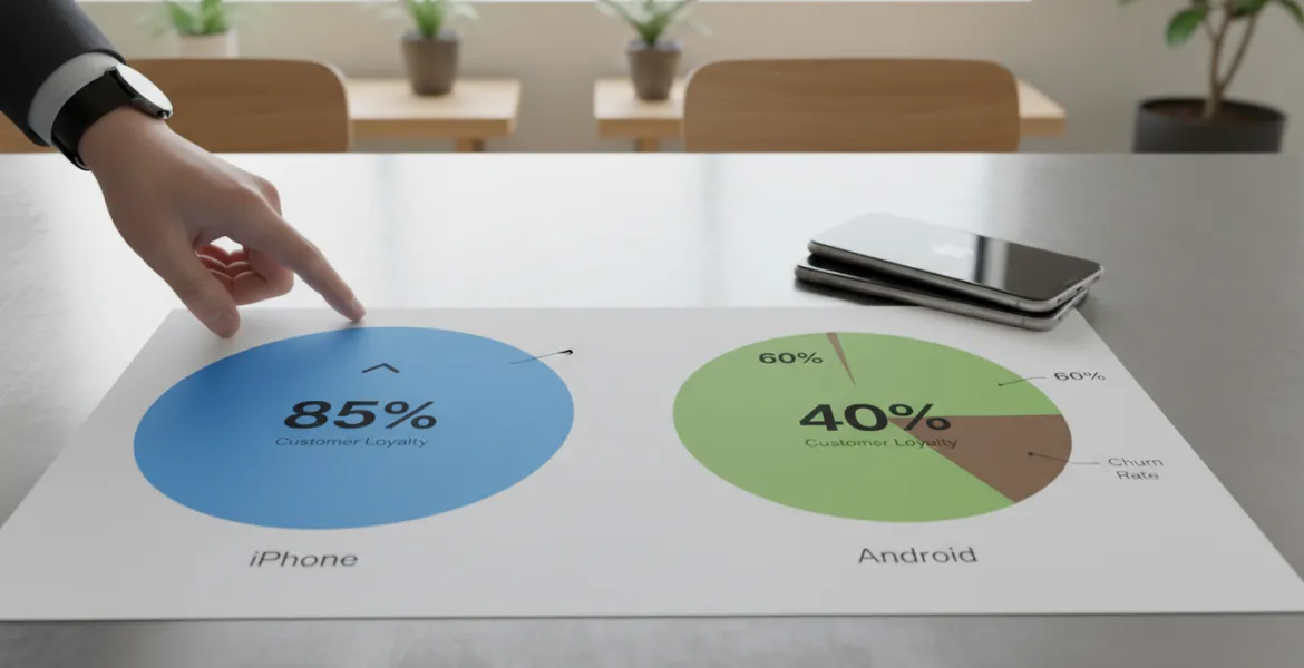 iPhone: Lealtà dei clienti ai massimi storici, Android perde terreno