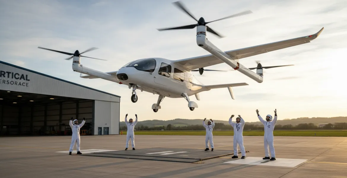 Vertical Aerospace rivoluziona il volo: il taxi elettrico supera il test cruciale